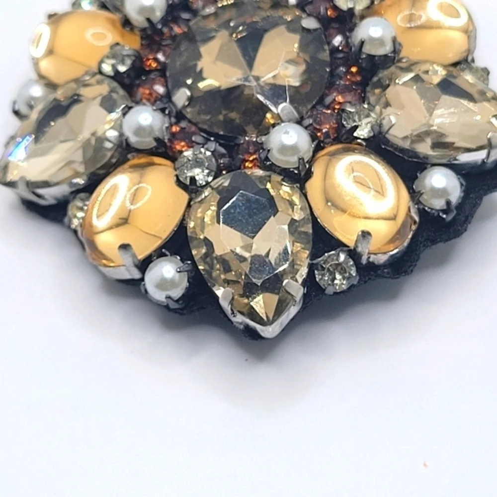 RARE FIND Vintage Large Rhinestone Faceted Stones Individually Set